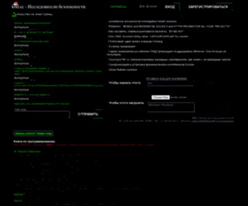 K0D.biz(исследователи безопасности) Screenshot