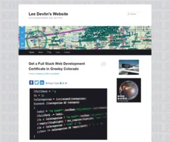 K0Lee.com(Lee Devlin's Website) Screenshot