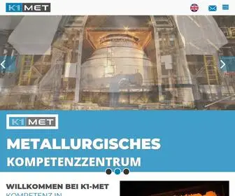 K1-Met.com(Metallurgisches Kompetenzzentrum) Screenshot