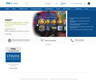 K12Courses.com(Online Courses & Homeschool Curriculum) Screenshot