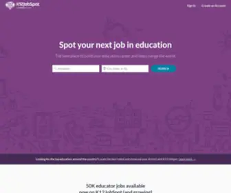 K12Jobspot.com(Teaching jobs) Screenshot