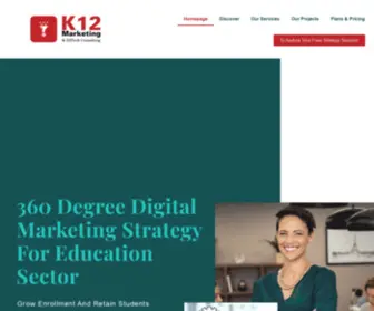 K12.marketing(360 Degree Digital Marketing Strategy Education) Screenshot