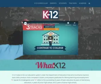 K12Philippines.com(K12 Philippines) Screenshot