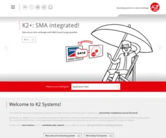 K2-SYstems.com(K2 Systems) Screenshot
