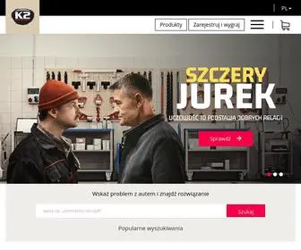 K2.com.pl(Najlepsza chemia i kosmetyki samochodowe) Screenshot