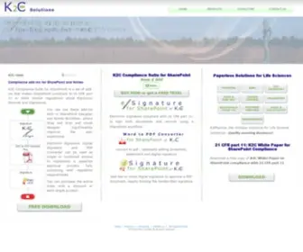K2C.com(K2C Compliance Consulting and Solutions) Screenshot