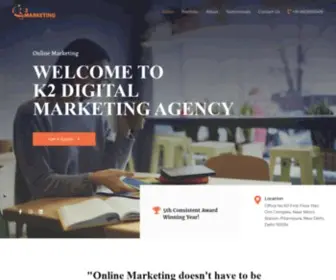 K2Digitalmarketing.com(K2 Digital Marketing Agency) Screenshot