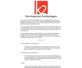 K2DT.com(K2 Development Technologies) Screenshot