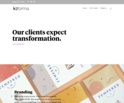 K2Forma.com(A creative agency) Screenshot