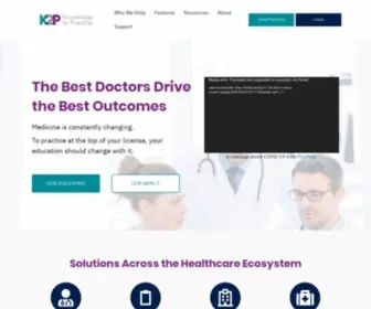 K2P.com(The Best Doctors Drive the Best Outcomes) Screenshot