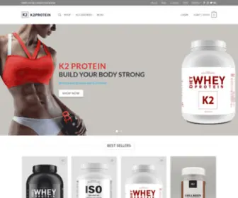 K2Protein.com(Sports Nutrition Supplements & Products) Screenshot