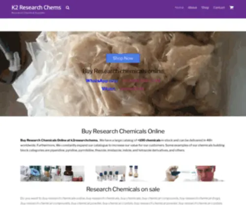 K2Researchchems.com(K2 Research Chems) Screenshot