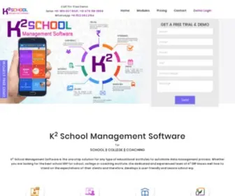 K2Schoolmanagementsoftware.com(School ERP software chennai) Screenshot