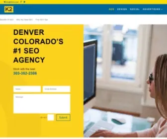 K2Seo.com(K2 SEO Denver Colorado) Screenshot