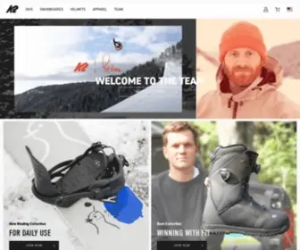 K2Snowboarding.com(K2 Snowboarding) Screenshot