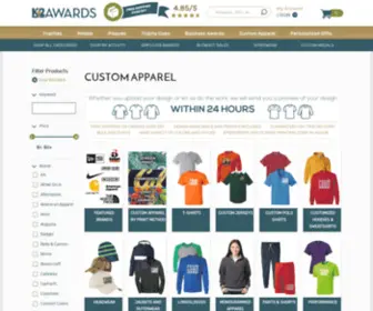 K2Teamworks.com(Shop Custom Apparel From K2 Awards & Apparel) Screenshot