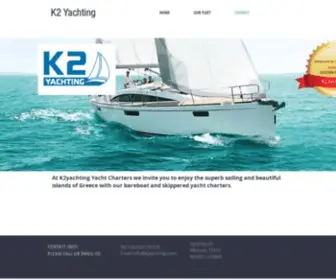 K2Yachting.com(Yacht charter) Screenshot