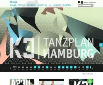 K3-Hamburg.de(Tanzplan Hamburg) Screenshot