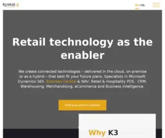 K3Retail.com(Software oplossingen voor retailers en groothandel) Screenshot