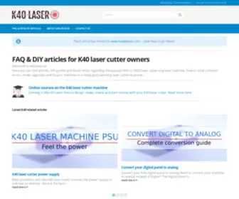 K40Laser.se(K40 Laser) Screenshot