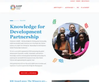 K4DP.org(Knowledge for Development Partnership) Screenshot