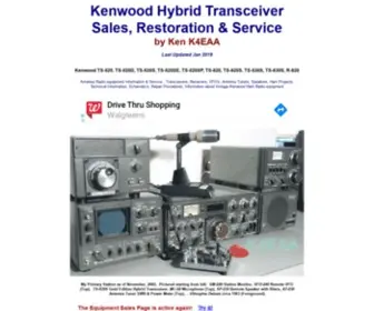 K4Eaa.com(Kenwood Amateur Radio Hybrid Pages) Screenshot