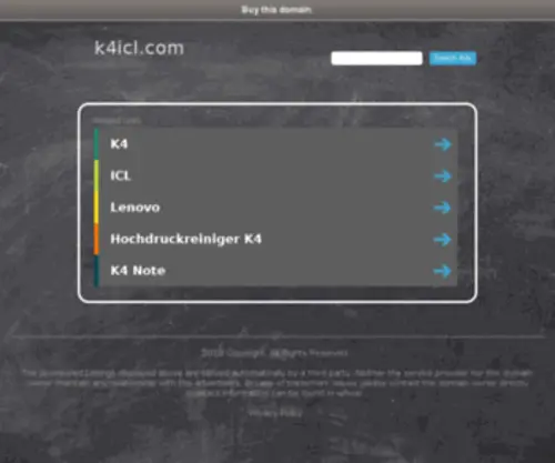 K4ICL.com(K4ICL) Screenshot