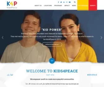 K4P.org(Kids4Peace Kids4Peace) Screenshot
