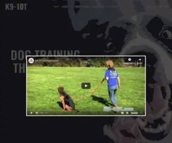 K9-101.com(Tri-Cities, WA and Auburn, CA Dog Training) Screenshot