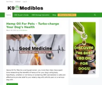 K9-Medibles.com(CBD Oil For Dogs) Screenshot