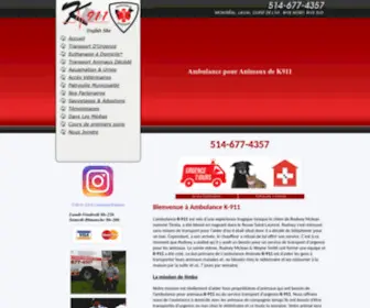 K911Transport.com(K911's Pet Ambulance) Screenshot