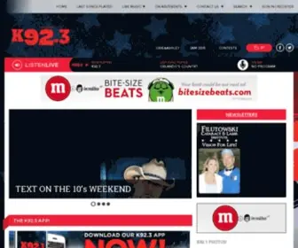 K92FM.com(K92.3 Orlando) Screenshot