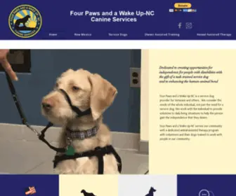 K94Pawsnc.org(Service Dogs) Screenshot