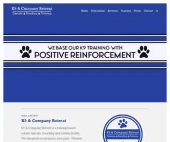 K9Andcompanyretreat.com(K9 & Co) Screenshot