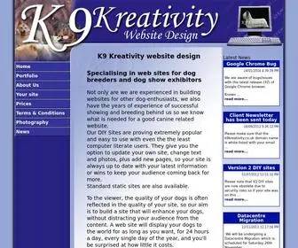 K9Kreativity.co.uk(K9 Kreativity Web Site Design) Screenshot