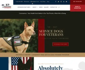 K9Partnersforpatriots.com(K9Partnersforpatriots) Screenshot