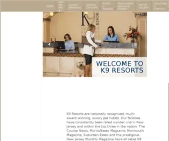 K9Resorts.com(Luxury Dog Boarding Services) Screenshot