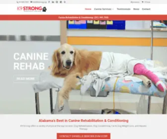 K9Strong.org(Dog Rehabilitation & Conditioning) Screenshot