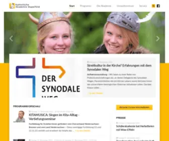 KA-Stapelfeld.de(Und Veranstaltungszentrum Katholische Akademie Stapelfeld) Screenshot