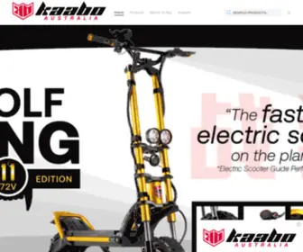 Kaaboscooters.com(Kaabo Australia) Screenshot