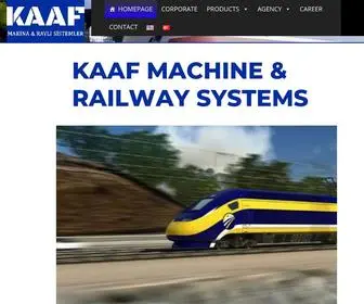 Kaaf.com.tr(Raylı sistem) Screenshot