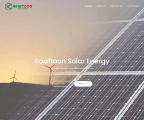 Kaaftoon.com(SOLAR ENERGY) Screenshot