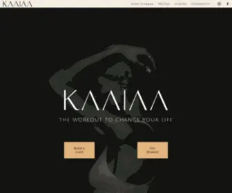 Kaaiaa.com(A transformational workout) Screenshot