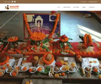 Kaalsarpdoshnivaran.com(Kaalsarp yog nivaran) Screenshot
