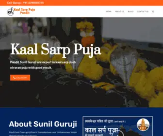 Kaalsarppujapandit.com(WordPress) Screenshot