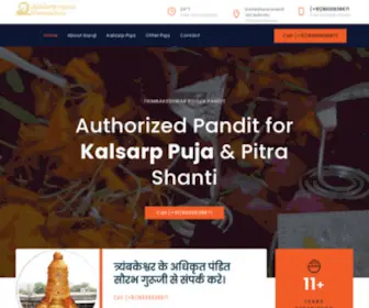 Kaalsarppujapandit.info(Kalsarp Puja) Screenshot