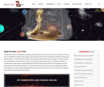 Kaalsarpyog.com(Mahakaal Trikalanand saraswati ji Gurumaharaaj sadhak of kaalsarpyog or dosh) Screenshot