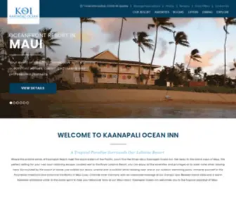 Kaanapalioceaninn.com(Dreamy Maui Ocean Inn) Screenshot