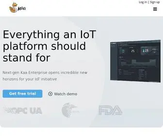 Kaaproject.org(Enterprise IoT platform) Screenshot