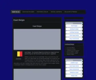 Kaartbelgie.eu(Kaart Belgie) Screenshot